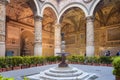 Inner courtyard of Palazzo Vecchio in Florence, Italy Royalty Free Stock Photo